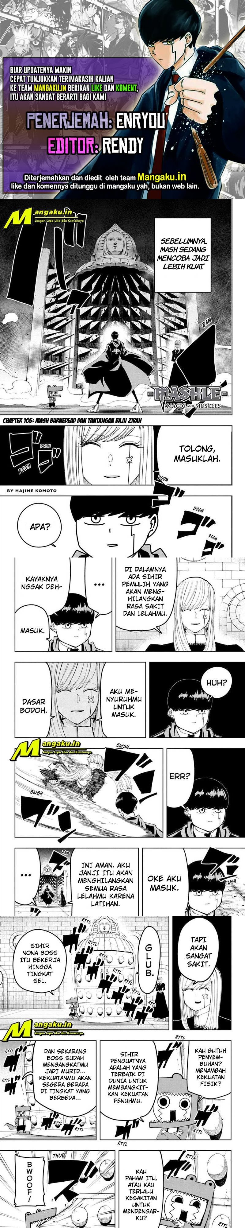 Mashle: Magic and Muscles chapter 105